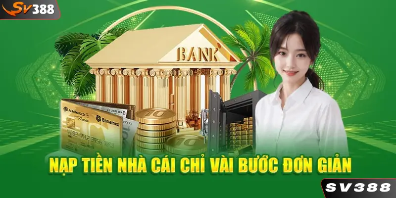 Vài bước đơn giản bạn có đã có thể nạp tiền qua chuyển khoản ngân hàng